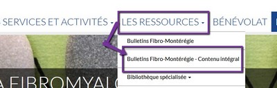 Accès au contenu intégral des Fibro-Montérégie