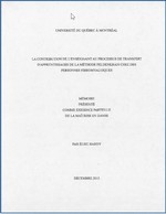 Contribution de l'enseignant au processus de transfert d'apprentissages de la méthode Feldenkrais chez des personnes fibromyalgiques