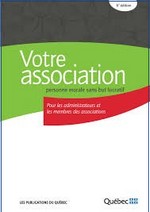 Votre association, personne morale sans but lucratif