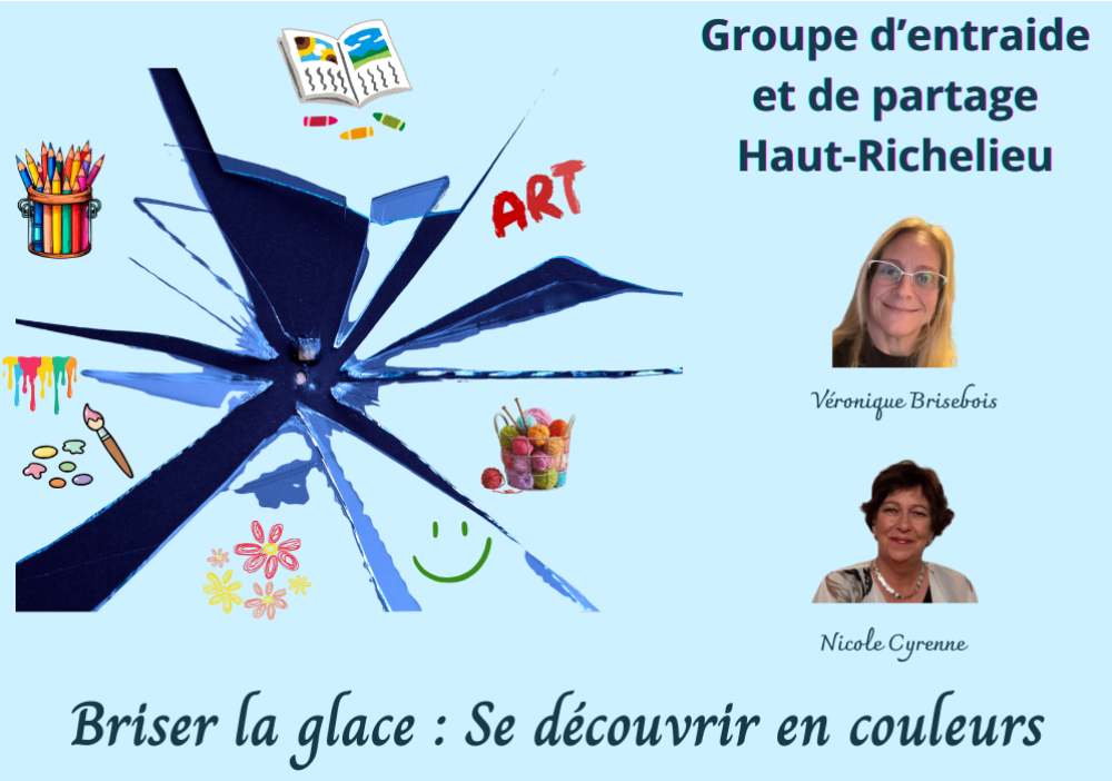 Groupe d’entraide et de partage - Haut-Richelieu - Briser la glace : se découvrir en couleurs - 26 janvier
