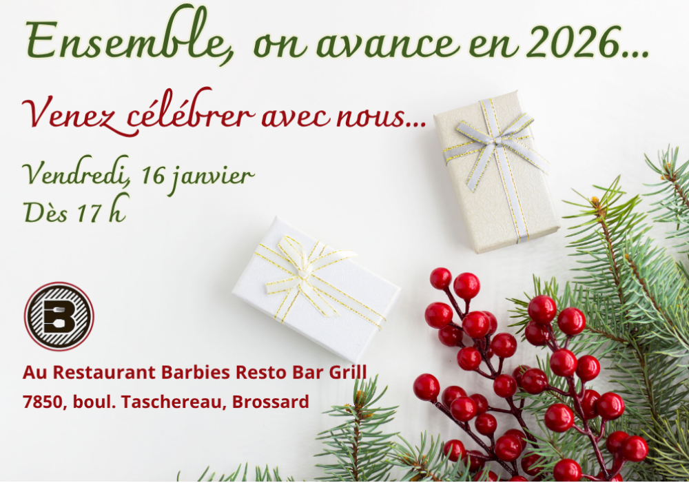 Souper du Nouvel An - Ensemble, on avance en 2026... 