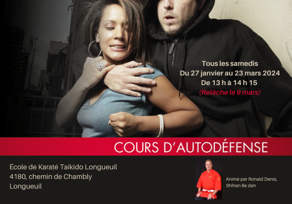 COURS D’AUTODÉFENSE POUR FEMMES ET ADOLESCENTES