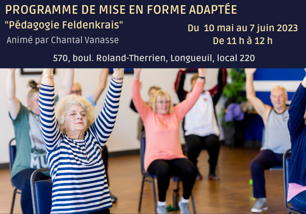 PROGRAMME DE MISE EN FORME ADAPTÉE - PÉDAGOGIE FELDENKRAIS