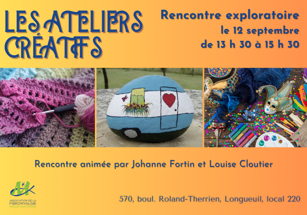 ATELIERS CRÉATIFS - RENCONTRE EXPLORATOIRE