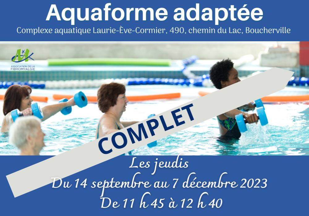 AQUAFORME ADAPTÉE BOUCHERVILLE