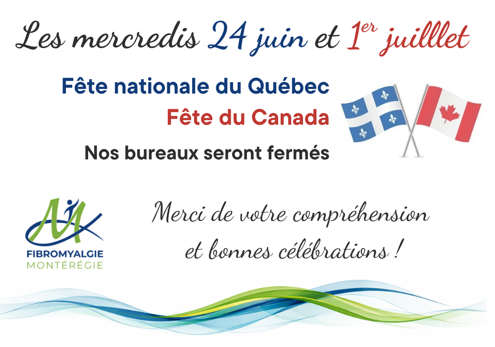 Horaire des f&ecirc;tes : Fermeture des bureaux de l&rsquo;AFRM (24 juin et 1er juillet)