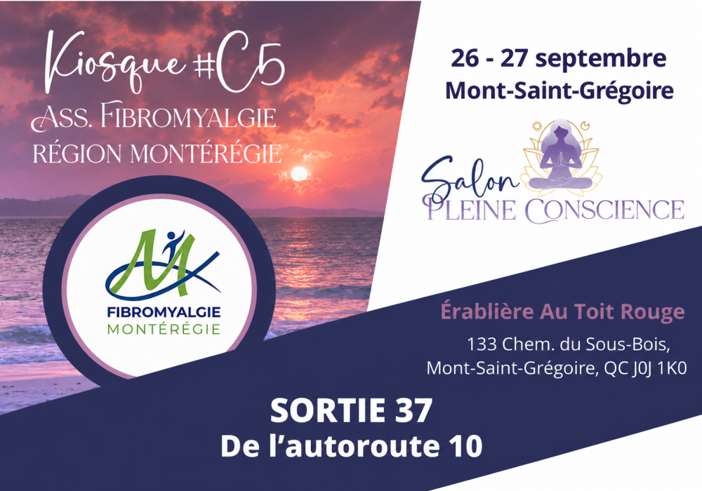 Venez rencontrer l&rsquo;AFRM au Salon Pleine Conscience