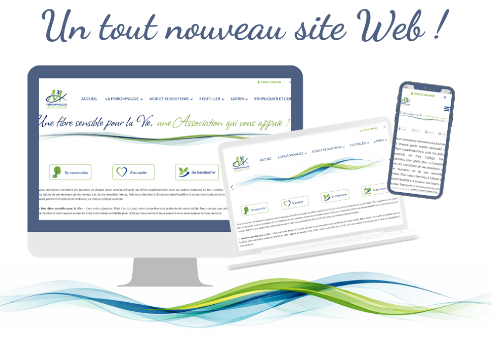 Notre tout nouveau site Web !